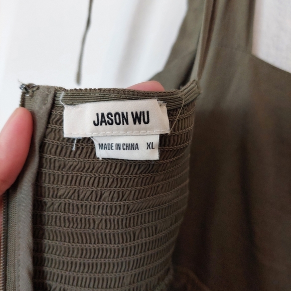 JASON WU Embroidered Tiered Maxi Dress Size XL - Picture 7 of 10